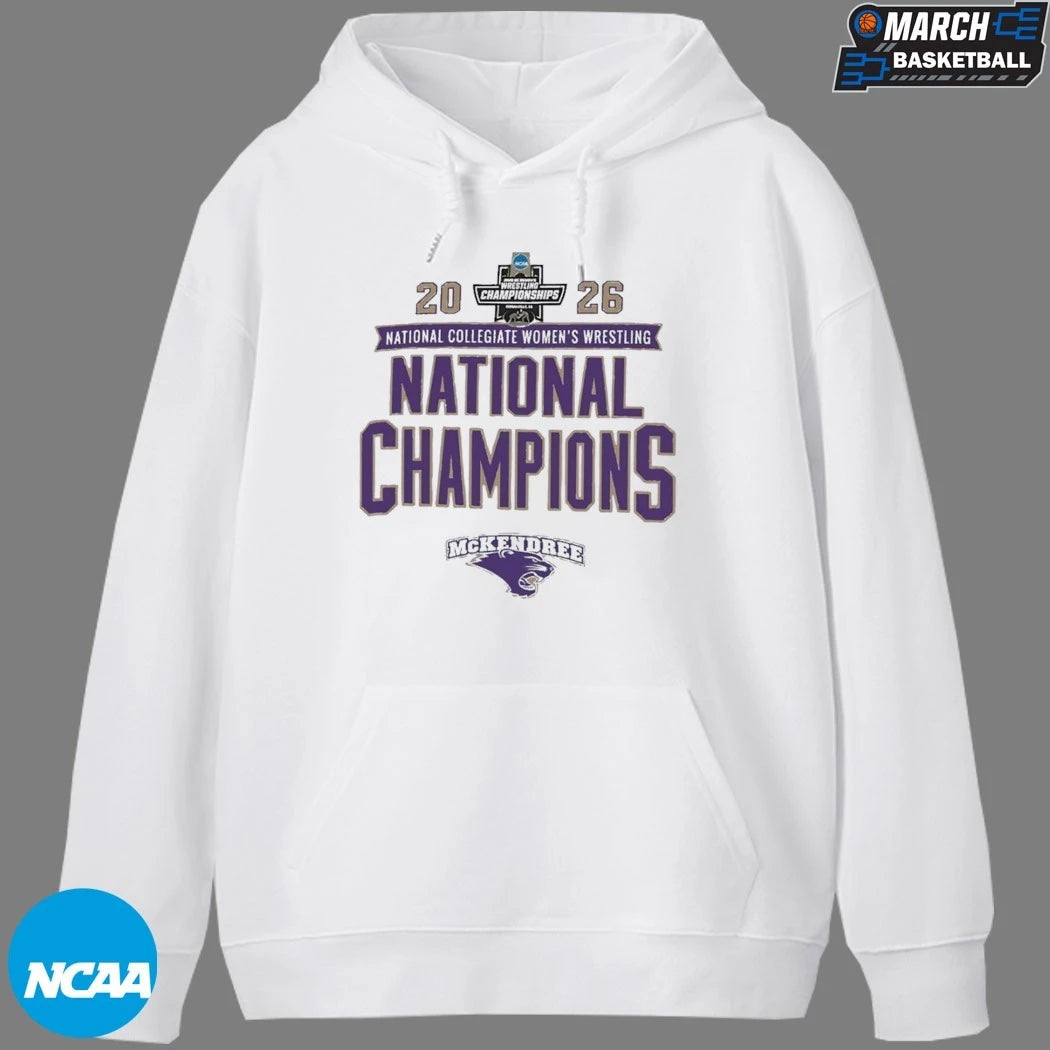 McKendree Bearcats 2026 NCAA Women’s Wrestling National Champions T-Shirts