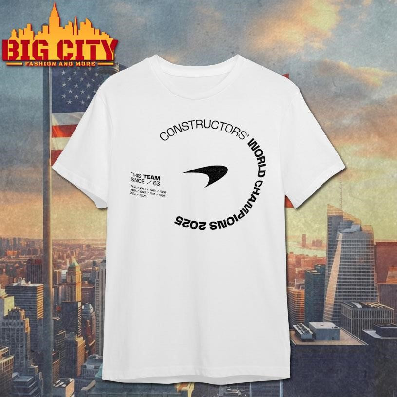 McLaren constructors world champions 2025 shirt