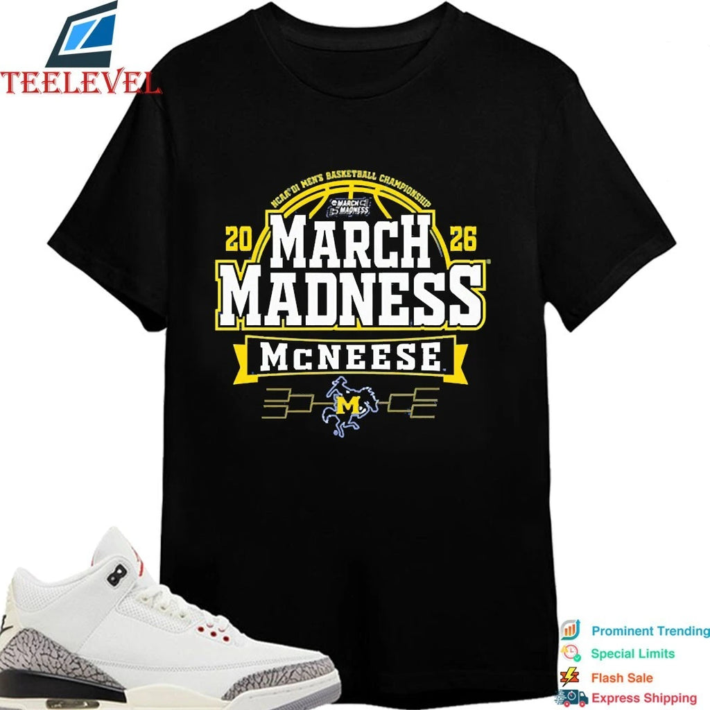 McNeese State Cowboys 2026 NCAA Men’s Basketball March Madness Bound Shirts