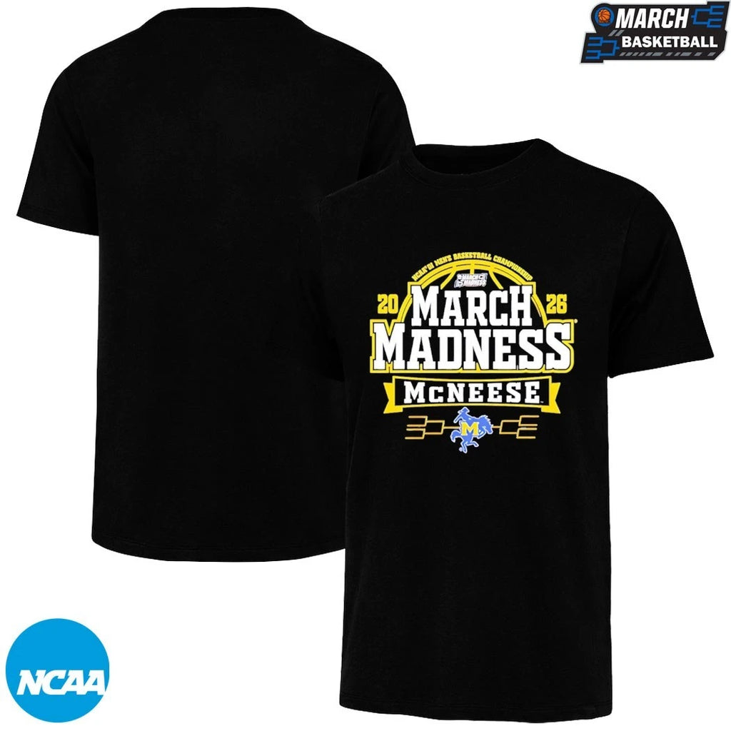 McNeese State Cowboys 2026 NCAA Men’s Basketball March Madness Bound T-Shirts