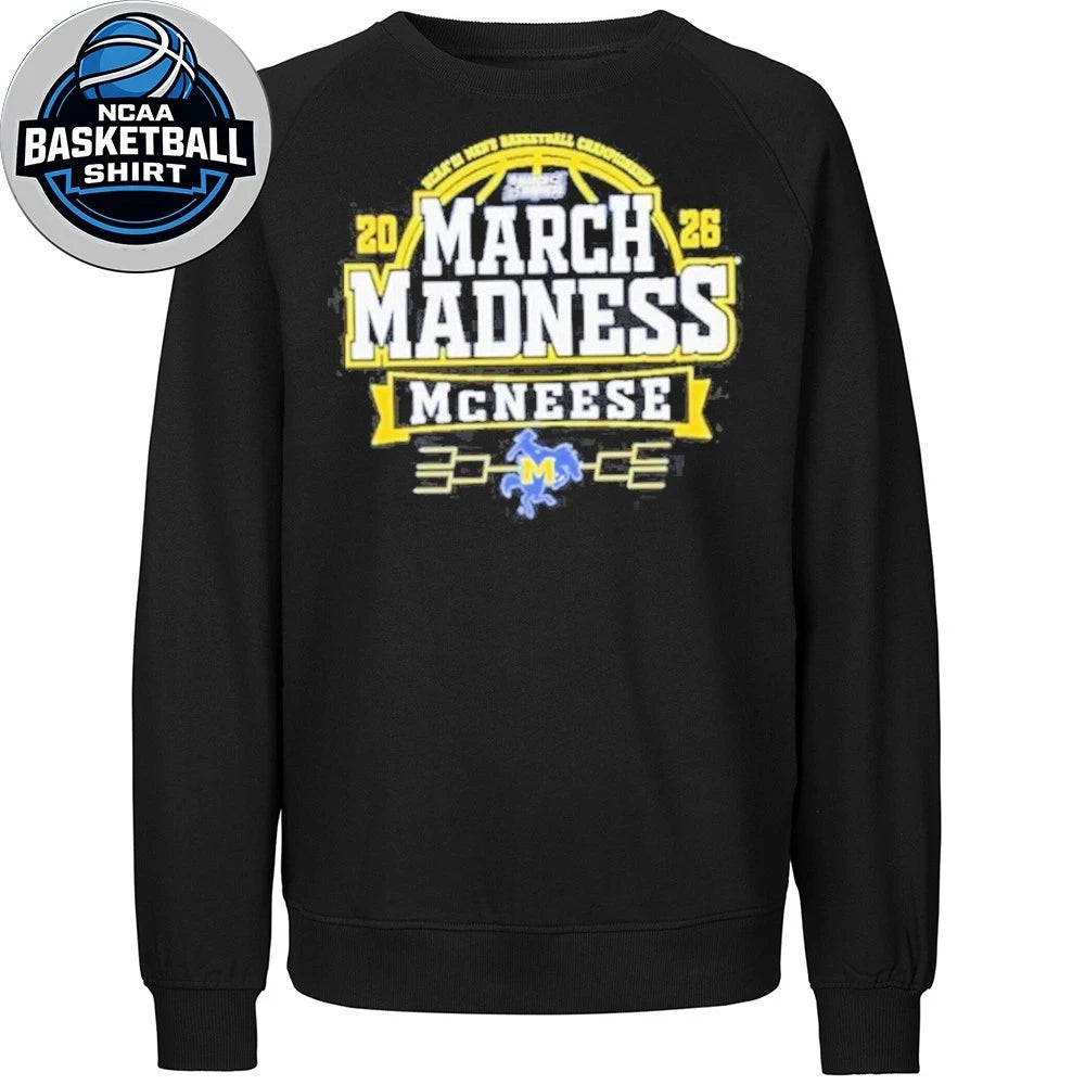 McNeese State Cowboys Blue 2026 Men’s Basketball March Madness Bound Shirt