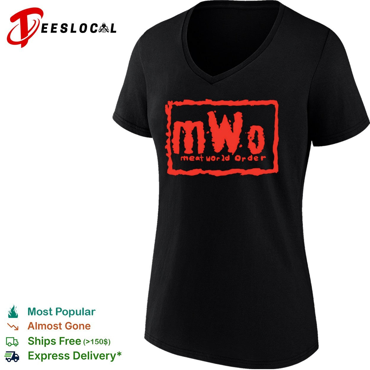 Meat World Order nWo parody logo shirt