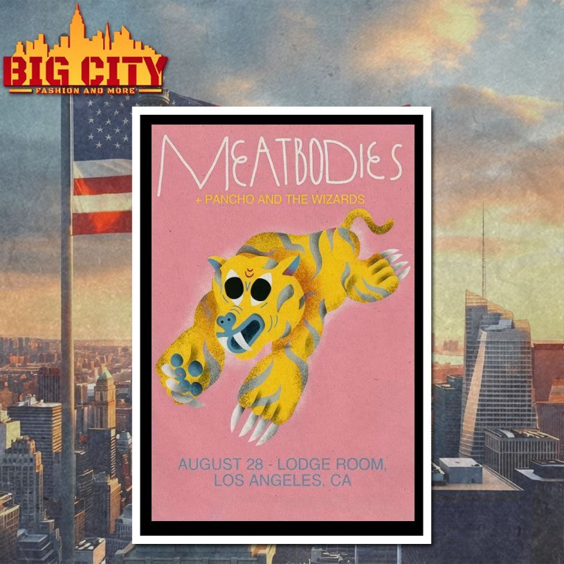Meatbodies August 28 2025 Lodge Room in Los Angeles CA Poster Shirts