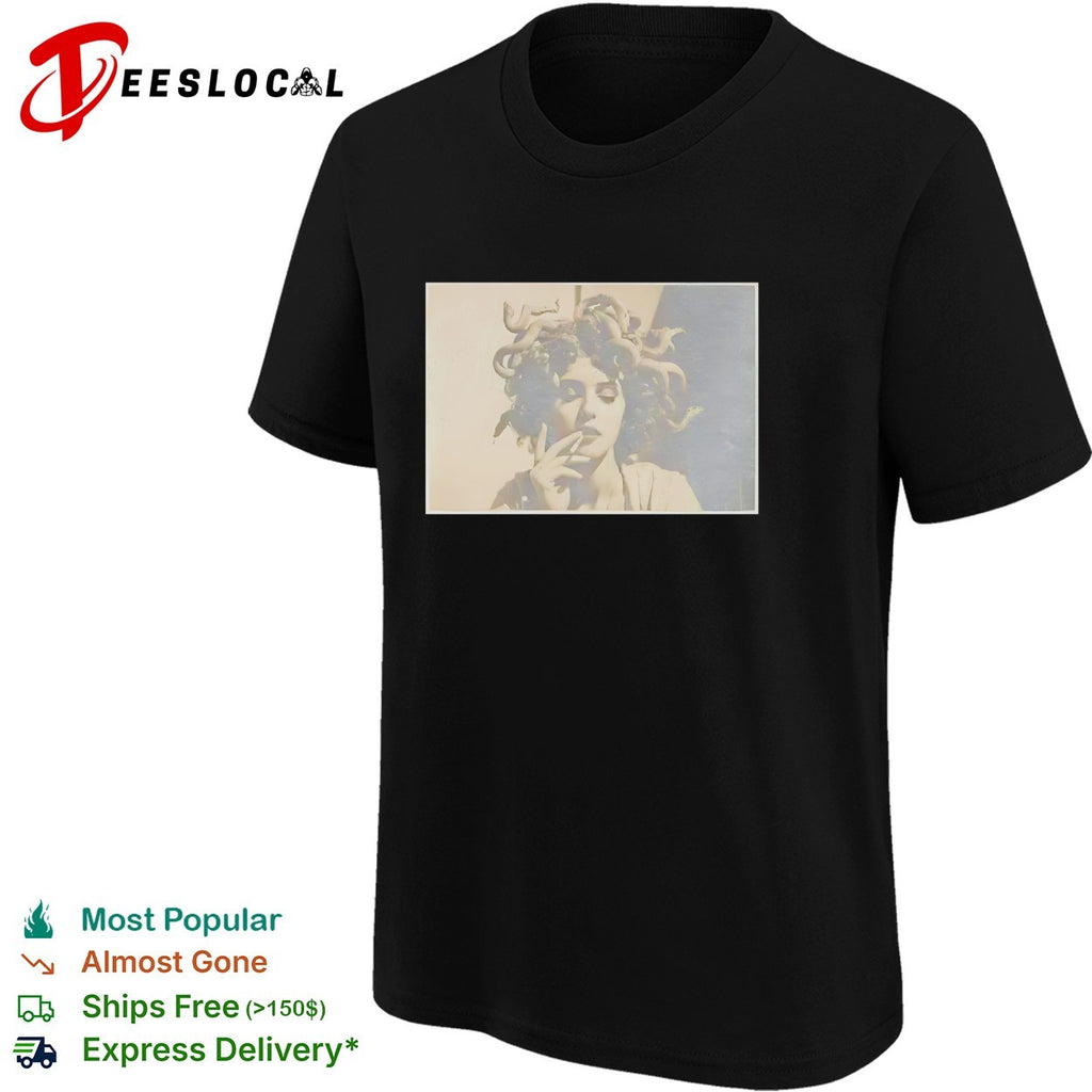 Medusa smoking cigarette vintage shirt