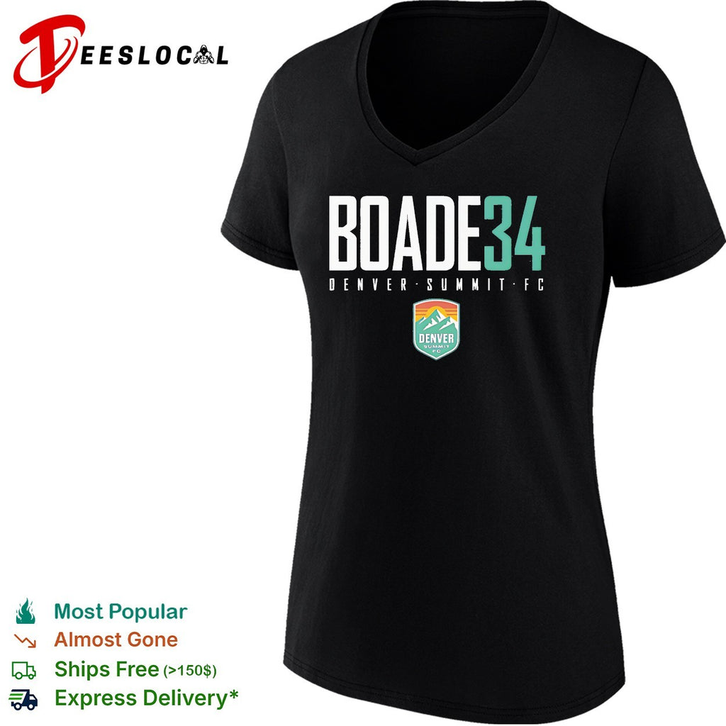 Meg Boade 34 Denver Summit FC professional women’s soccer team shirt