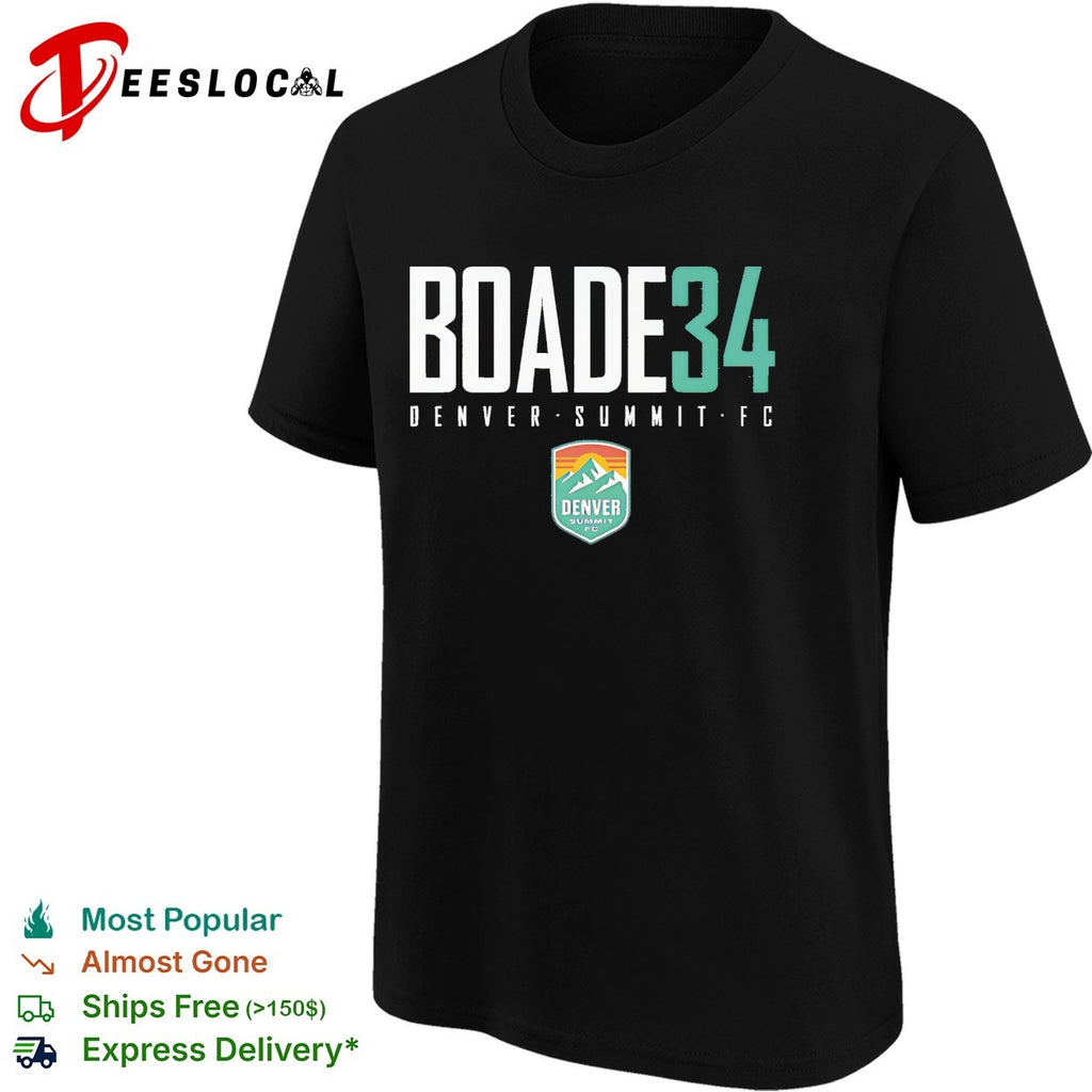 Meg Boade 34 Denver Summit FC professional women’s soccer team shirt
