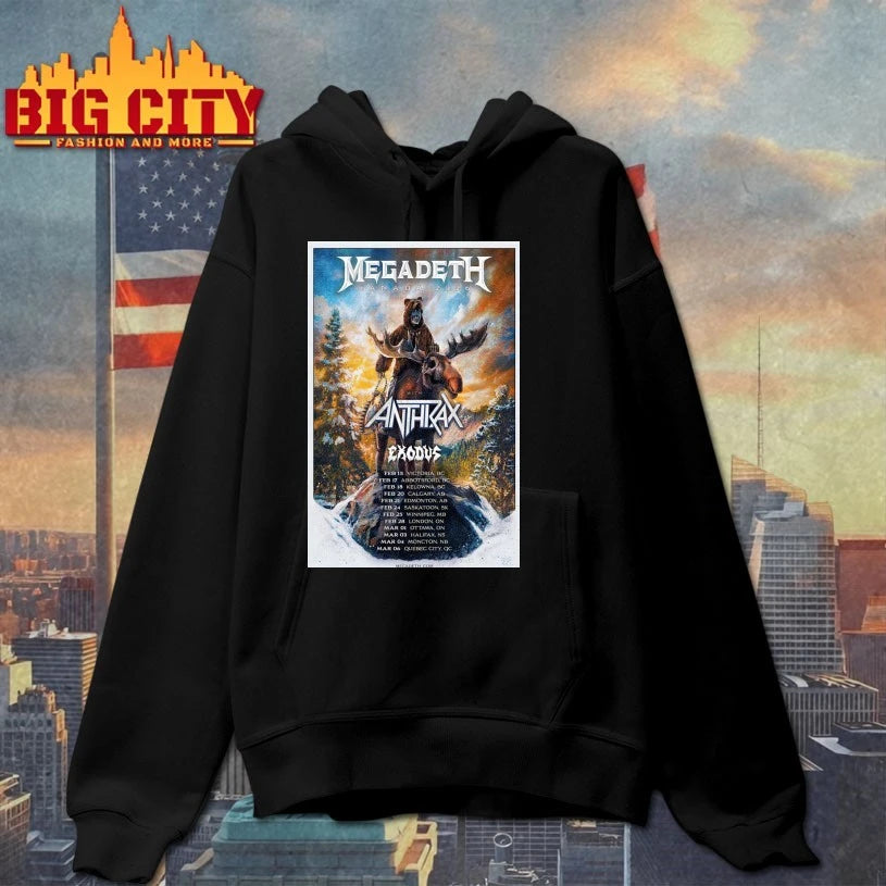 Megadeth 2026 Canada Tour Poster shirt