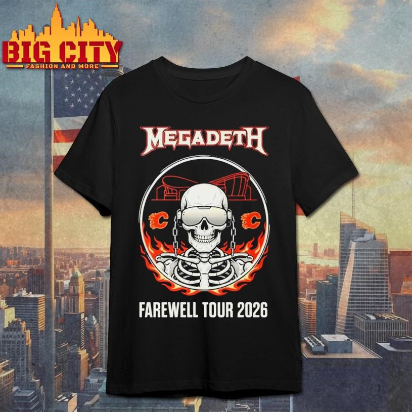Megadeth Farewell Tour 2026 Event Shirt