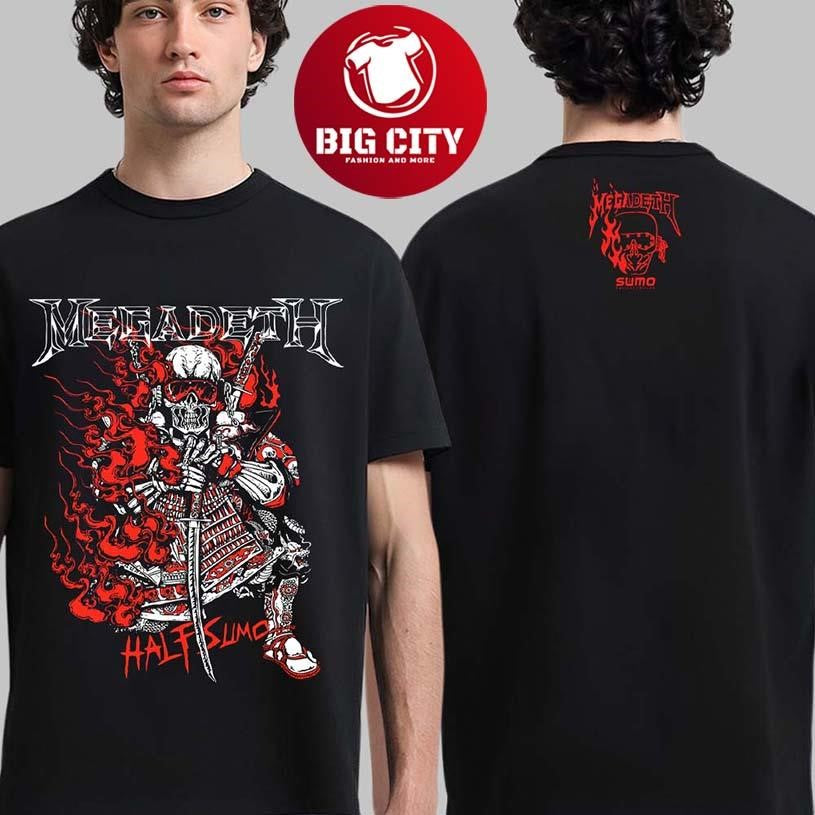 Megadeth X Half Sumo Farewell Fire 2026 Collection Two Sided Shirt