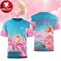 Megan Moroney Cloud 9 Pink Dolphin Album Merch Two Sided Shirt