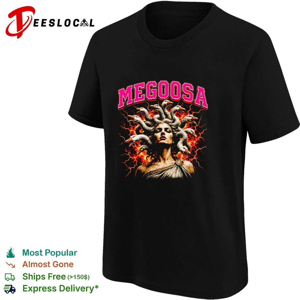 Megoosa Medusa parody shirt