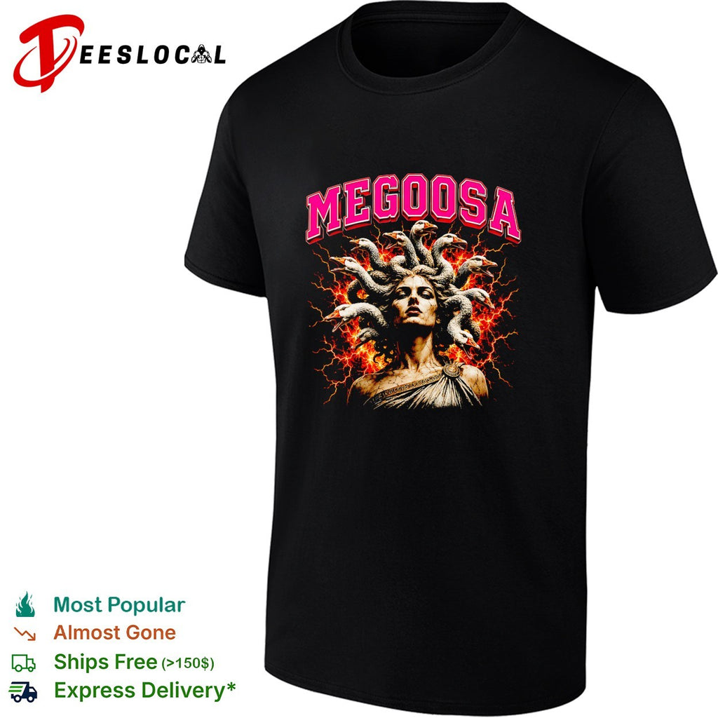 Megoosa Medusa parody shirt