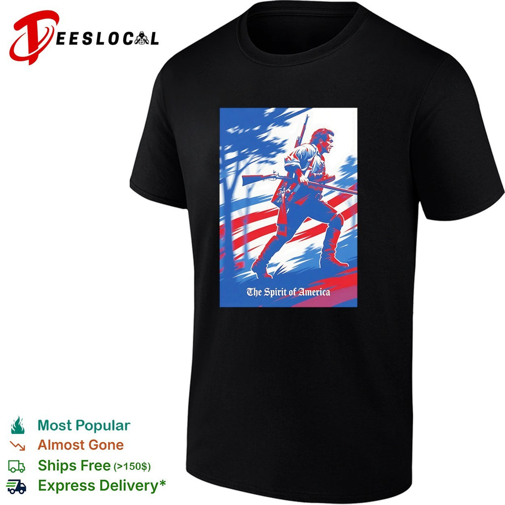 Mel Gibson The Patriot The Spirit of America shirt