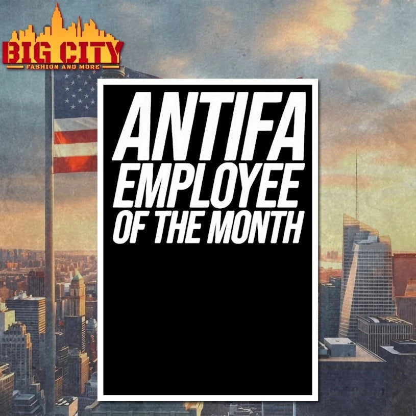 Melissa Waelchli Wearing Antifa Employee Of The Month shirt