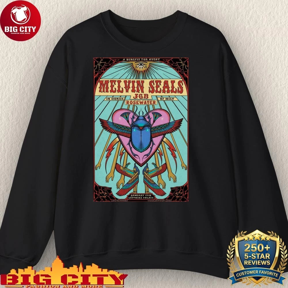 Melvin Seals And JGB 1-17 1-18-2026 Blue Lake CA Poster Shirt