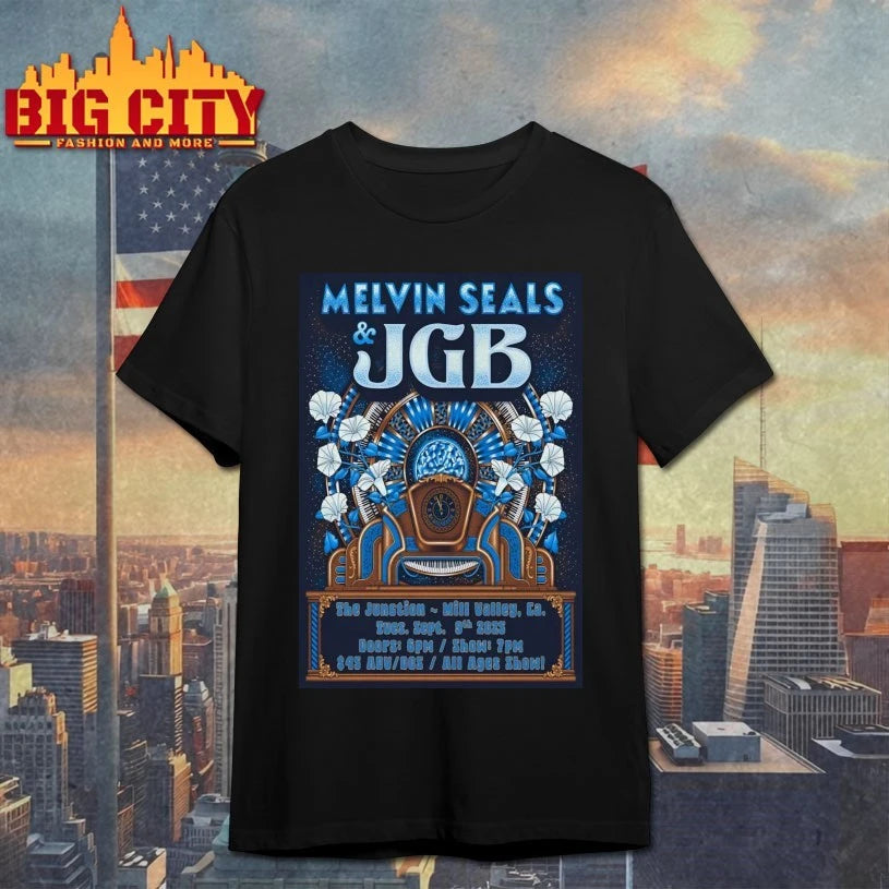 Melvin Seals And JGB September 9 2025 Junction Beer Garden in Mill Valley CA Poster Shirts
