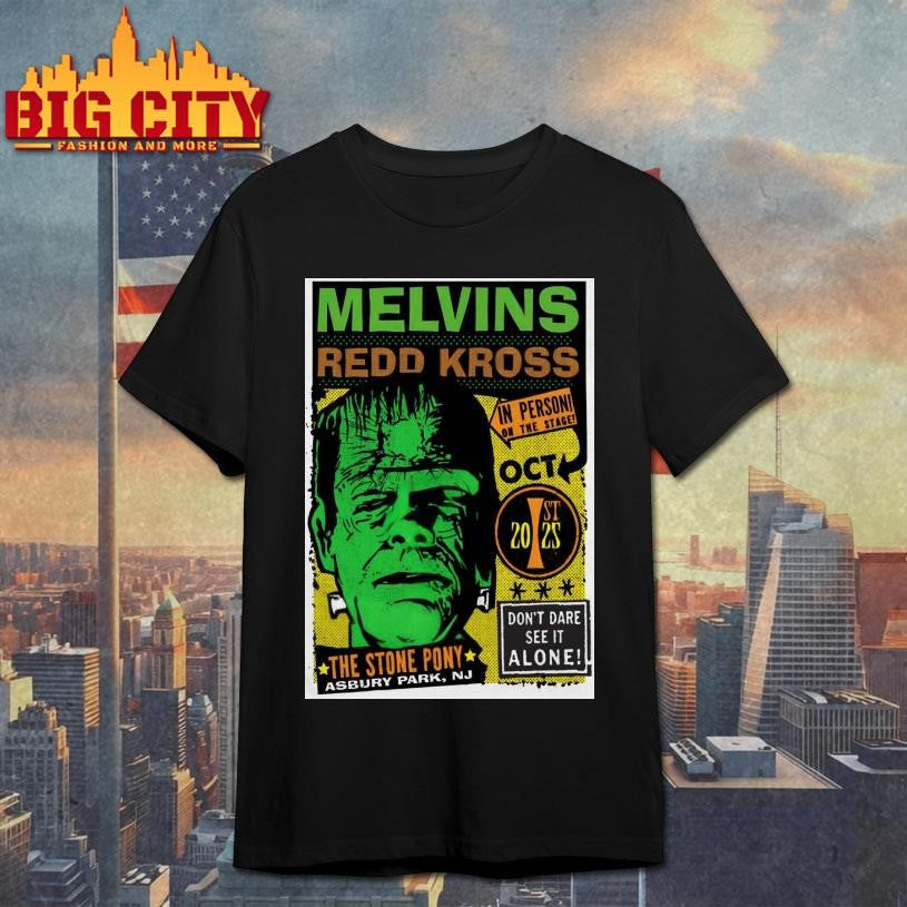 Melvins And Redd Kross Asbury Park Tour On Oct 1 2025 Poster Shirt
