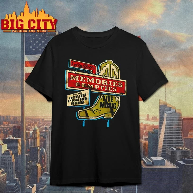 Memories And Empties Boot Sign Colter WallGraphic shirts