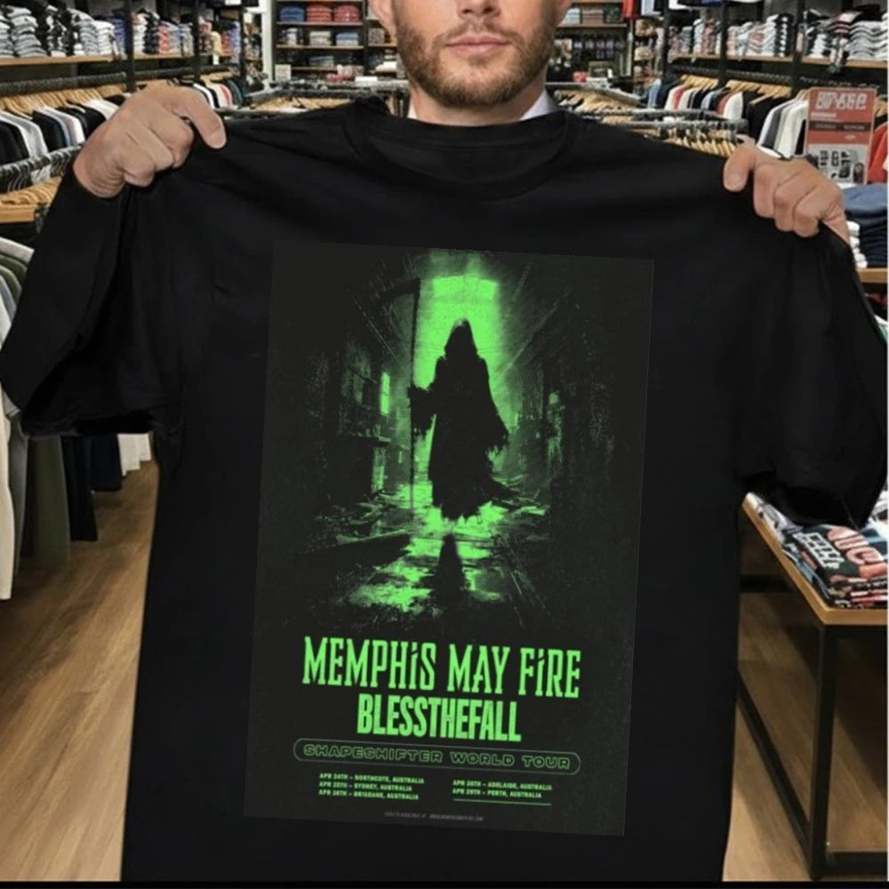 Memphis May Fire Blessthefall Shapeshifter Worl Tour 2026 Poster Shirt