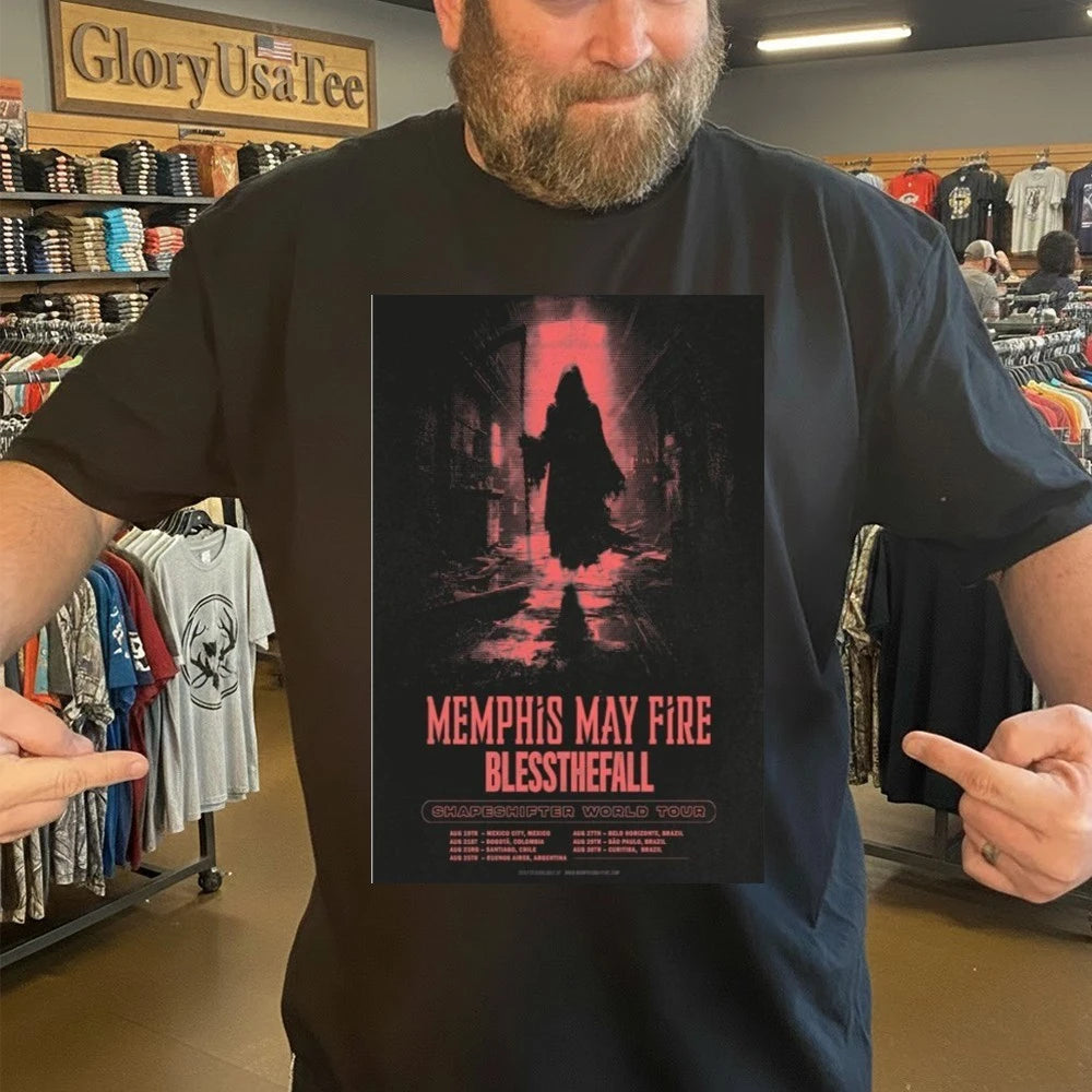 Memphis May Fire Worl Tour 2026 Poster Shirt