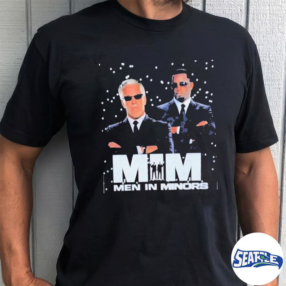 Men In Minors Jeffrey Epstein shirt