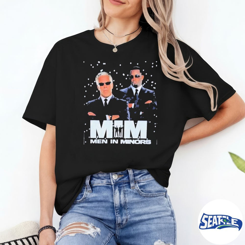 Men In Minors Jeffrey Epstein shirt