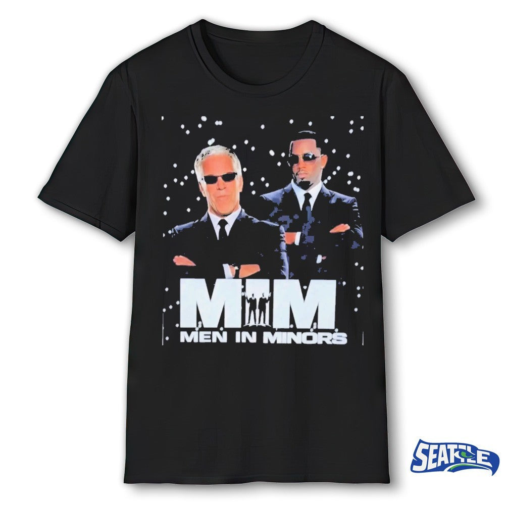 Men In Minors Jeffrey Epstein shirt