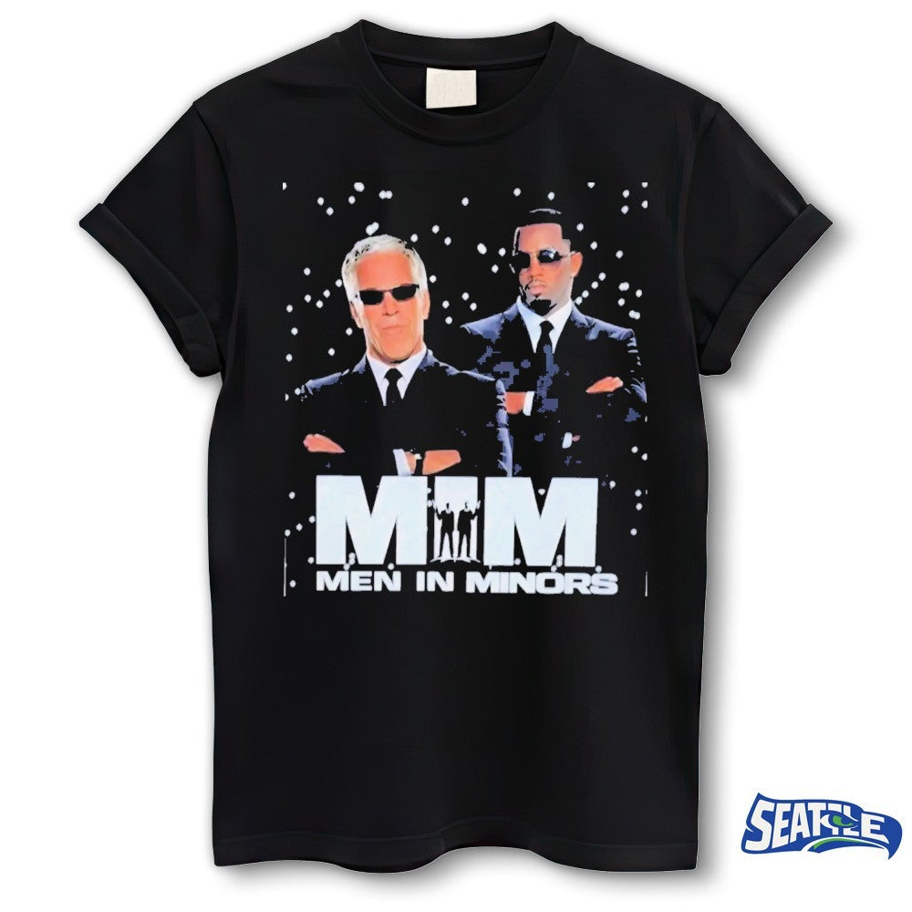 Men In Minors Jeffrey Epstein shirt