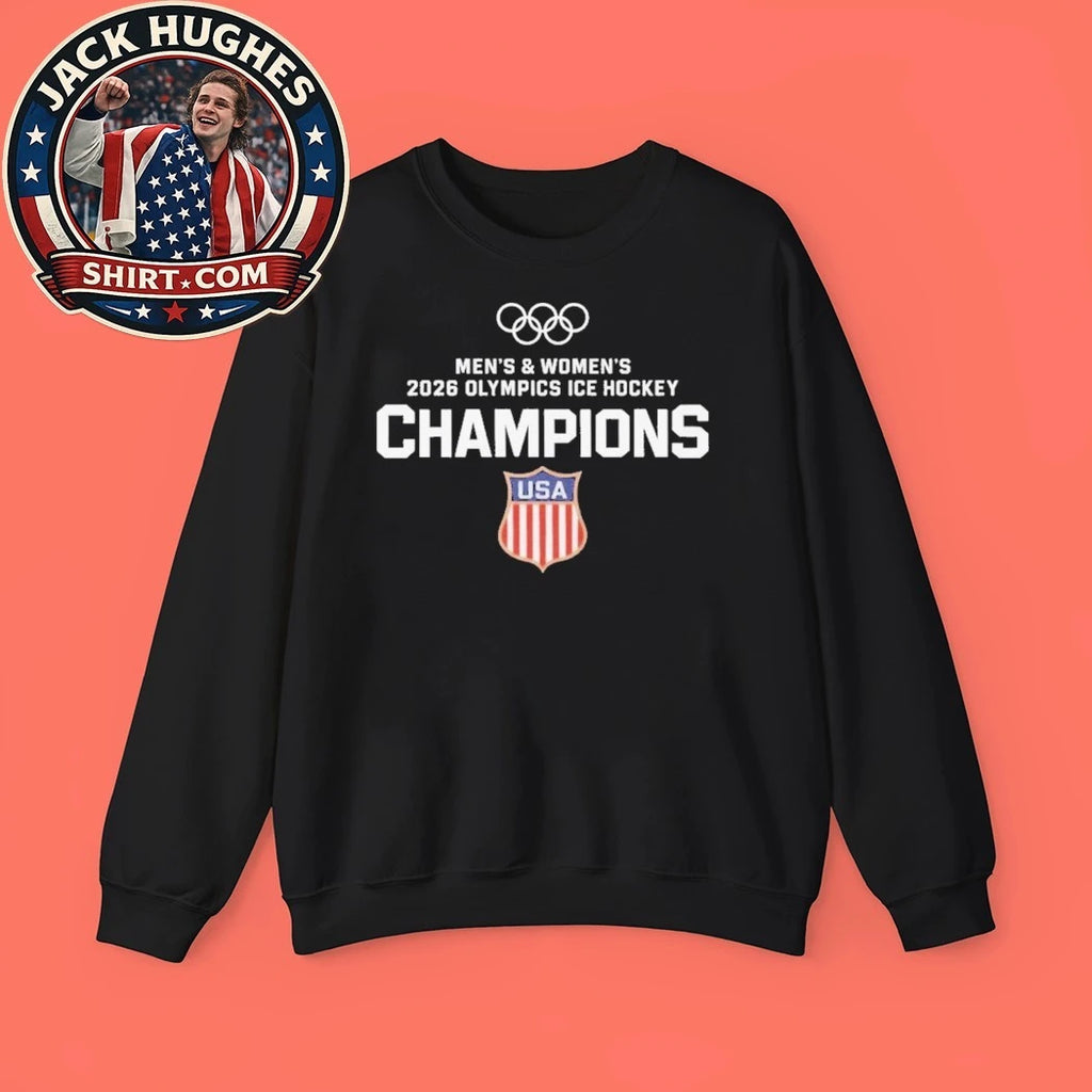 Men’s And Women’s USA Hockey Champions 2026 Olympic Ice Hockey Champions Trending Shirt