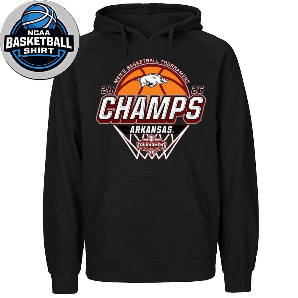 Men’s Basketball Tournament 2026 Champs Arkansas T-Shirt