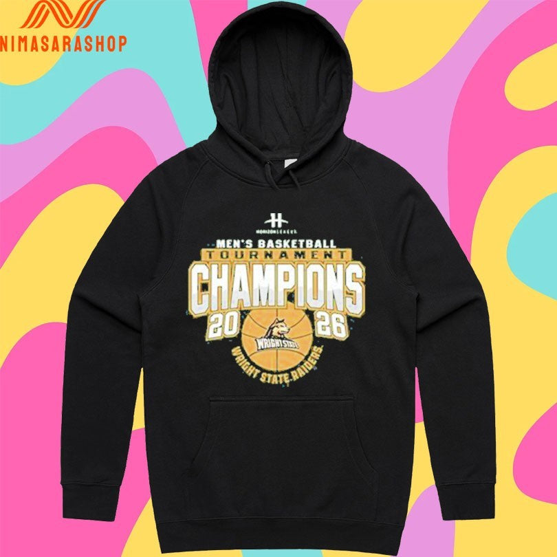 Men’s Basketball Tournament Wright State Raiders Horizon League Champions 2026 Shirts