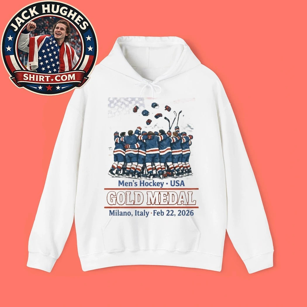 Men’s Hockey Gold in Milan USA Gold Medal Milano Italy Feb 22 2026 Trending Shirt