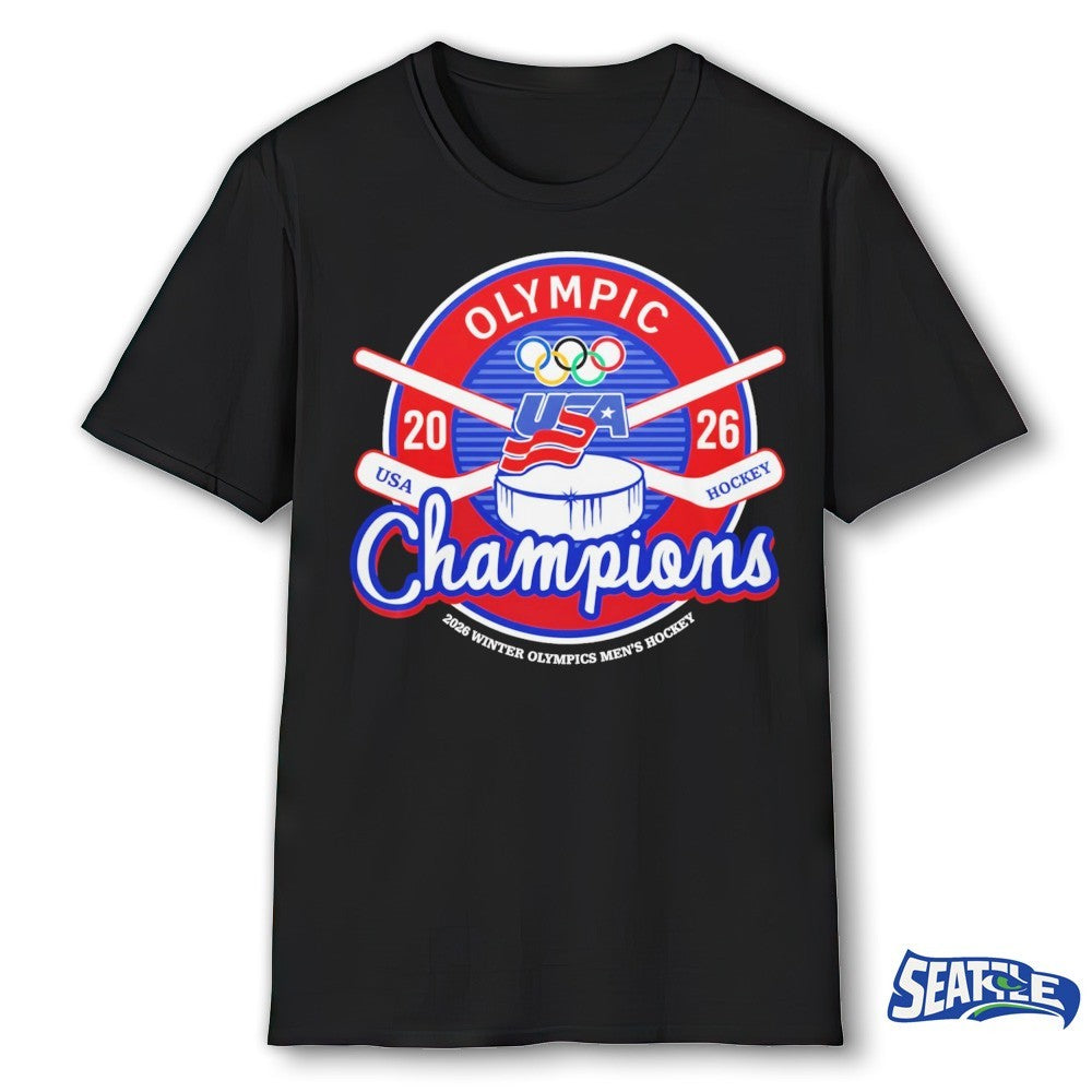 Men’s Hockey USA 2026 Winter Olympics 2026 Champions Celebrate shirt