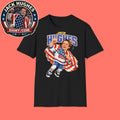 Men’s Hockey USA Golden Goal Jack Hughes caricature 2026 shirt