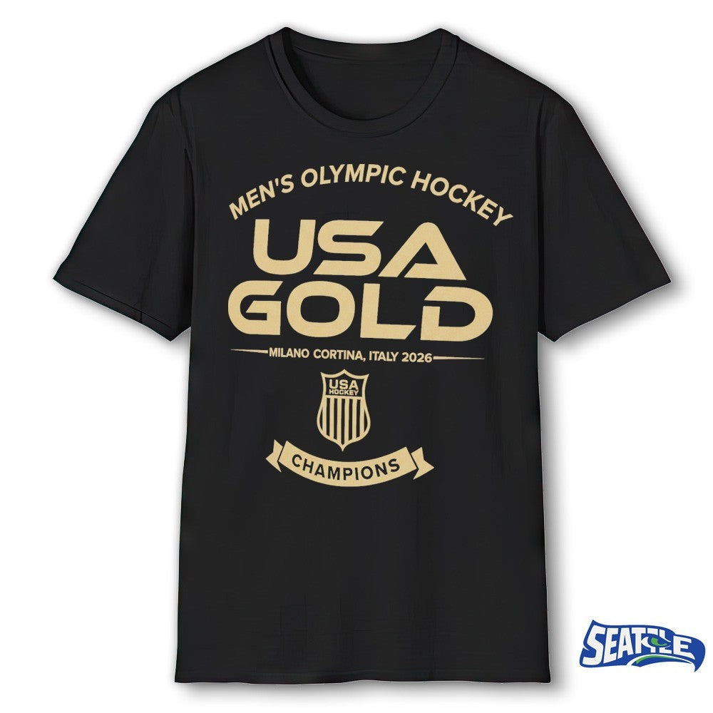 Men’s Olympic Hockey USA Hockey Champions 2026 Winter Olympics Gold Medal Roster shirt