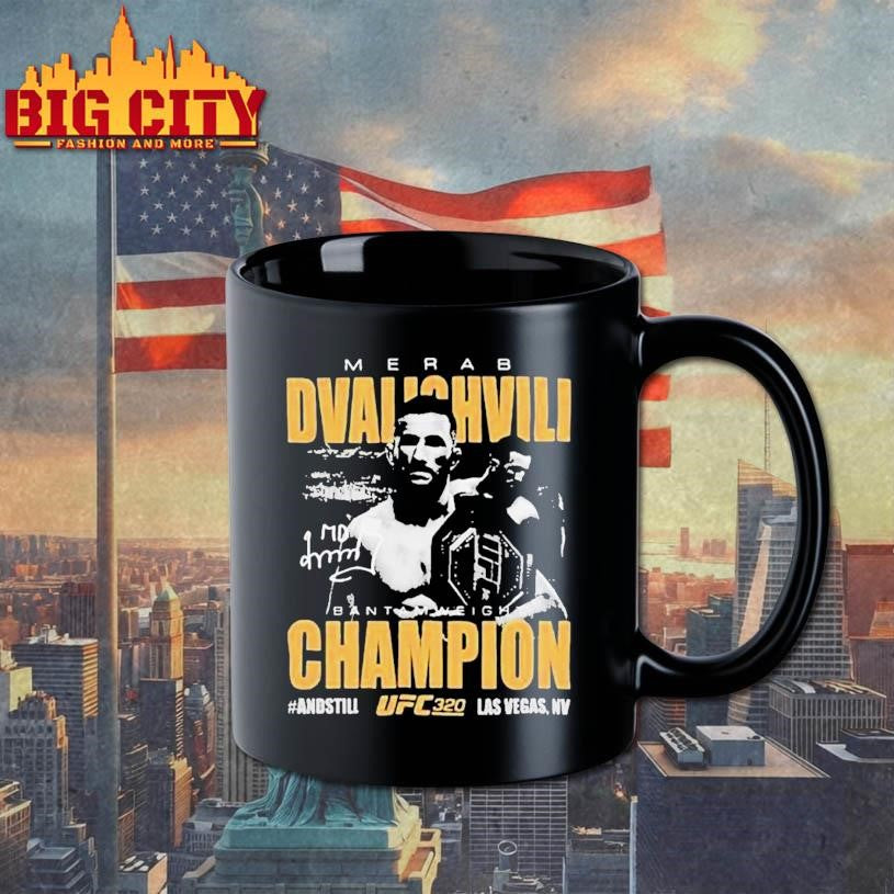Merab Dvalishvili Ufc 320 Bantamweight Champion 2025 Las Vegas Shirt