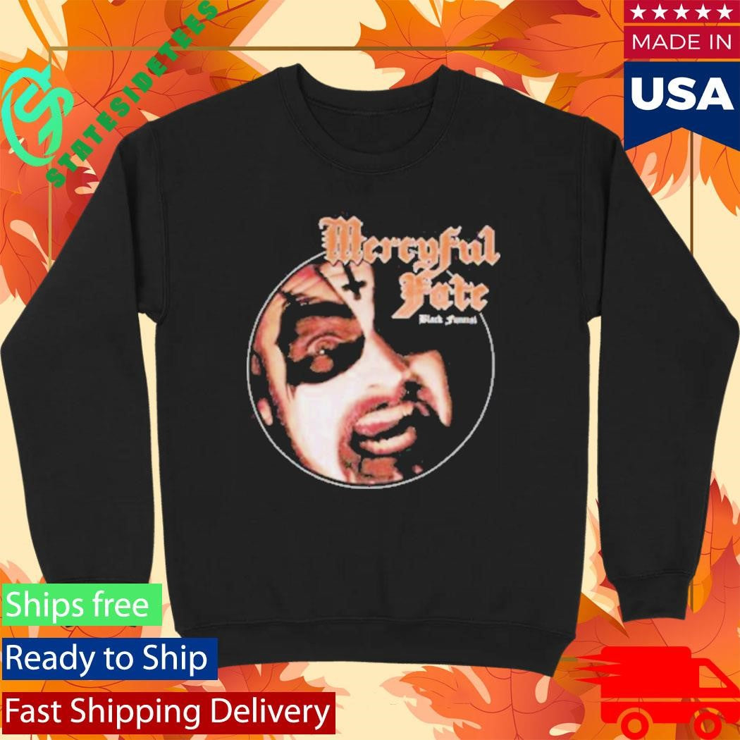 Mercyful Fate Black Funeral Cover T-Shirt