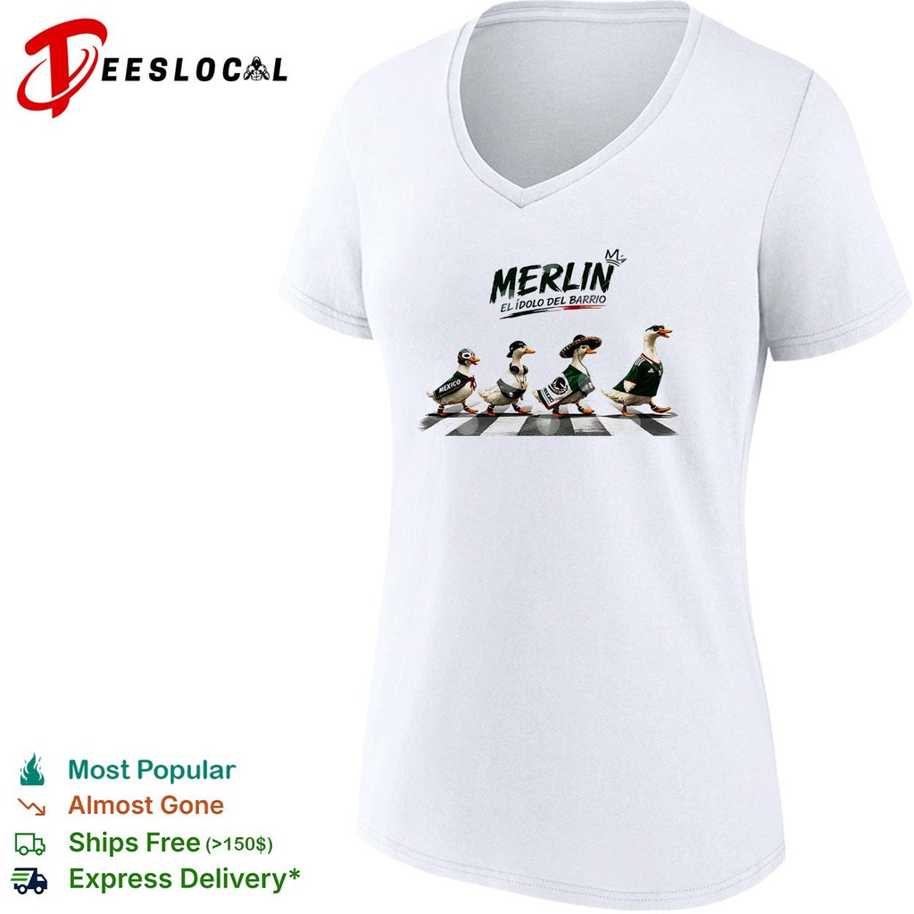 Merlin el idolo del barrio Mexico ducks walking shirt