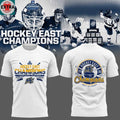 Merrimack Warriors Men’s Hockey East Champions 2026 Logo Two Sided Hoodie Shirts