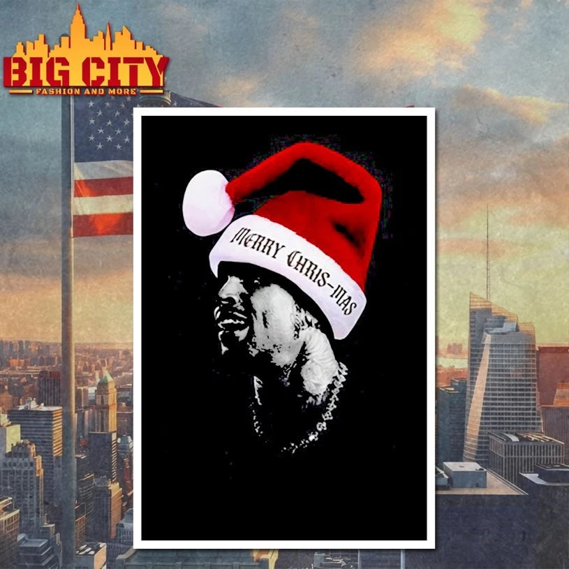 Merry Chris-Mas Big Head shirt