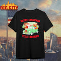 Merry Christmas Feliz Navidad Dollar Tree Vintage Truck Santa Shirt