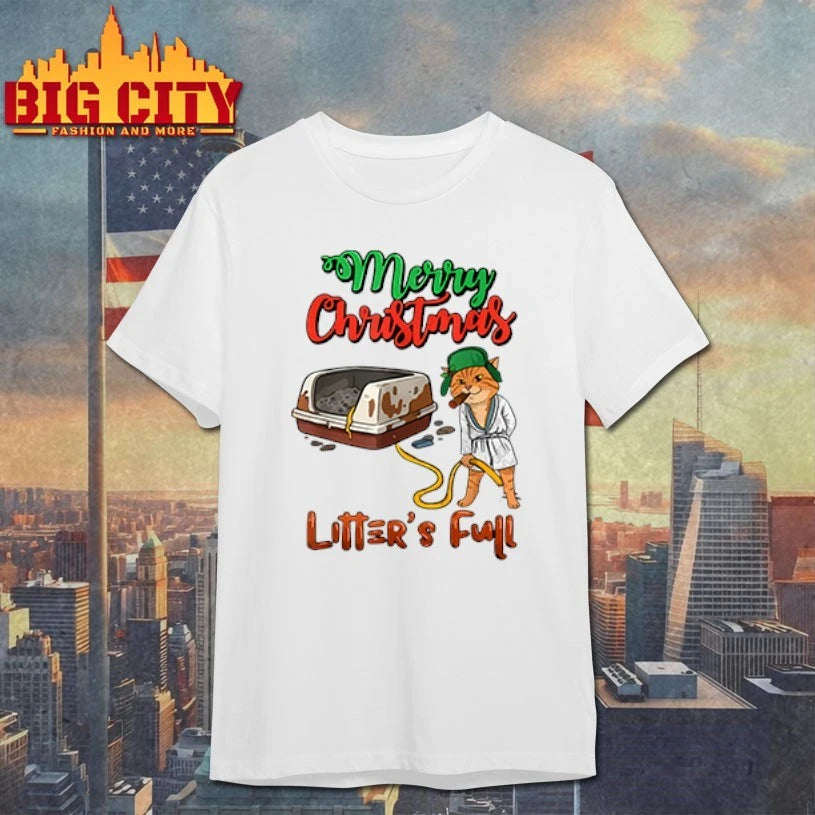 Merry Christmas Litter’s Full Funny Cat Lovers shirt
