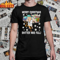 Merry Christmas Shitter Was Full 2025 shirt