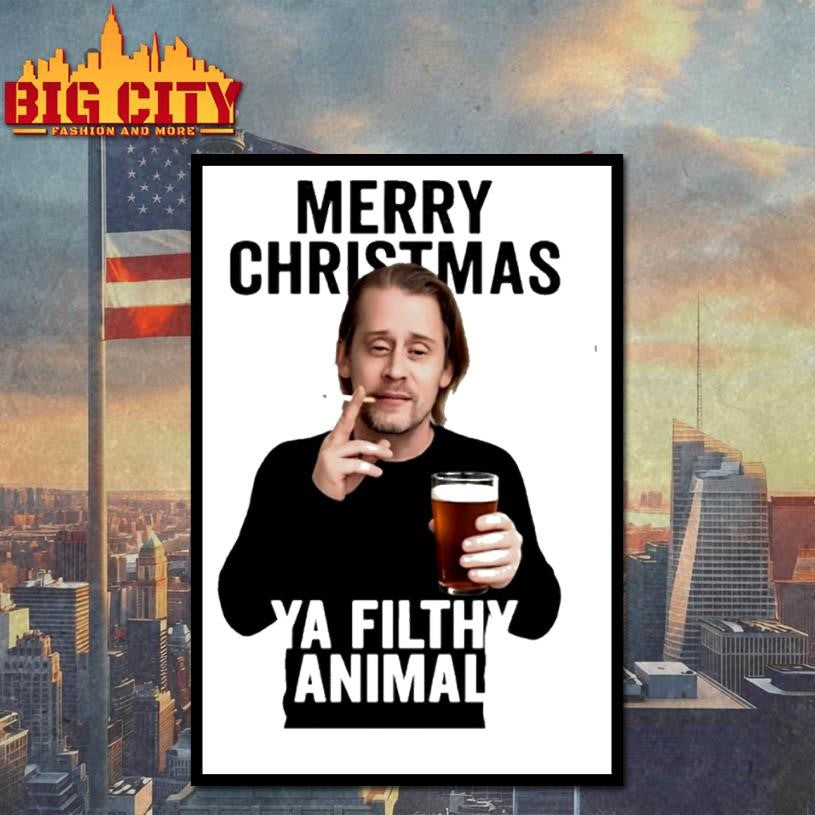 Merry Christmas Ya Filthy Animal Christmas Shirt