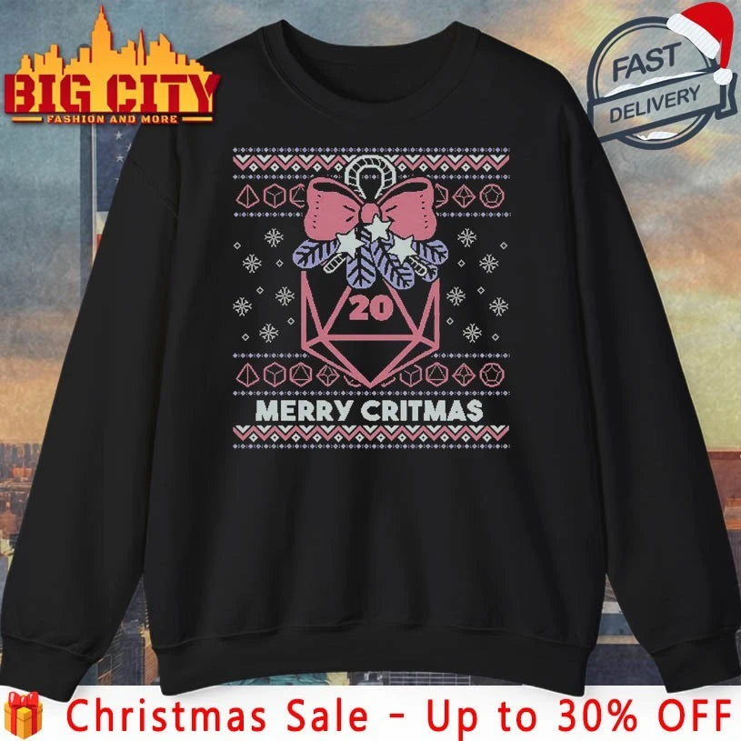 Merry Critmas 20 Ugly Christmas 2025 shirt