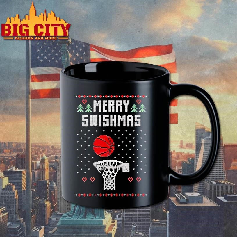 Merry Swishmas basketball Merry Christmas shirt
