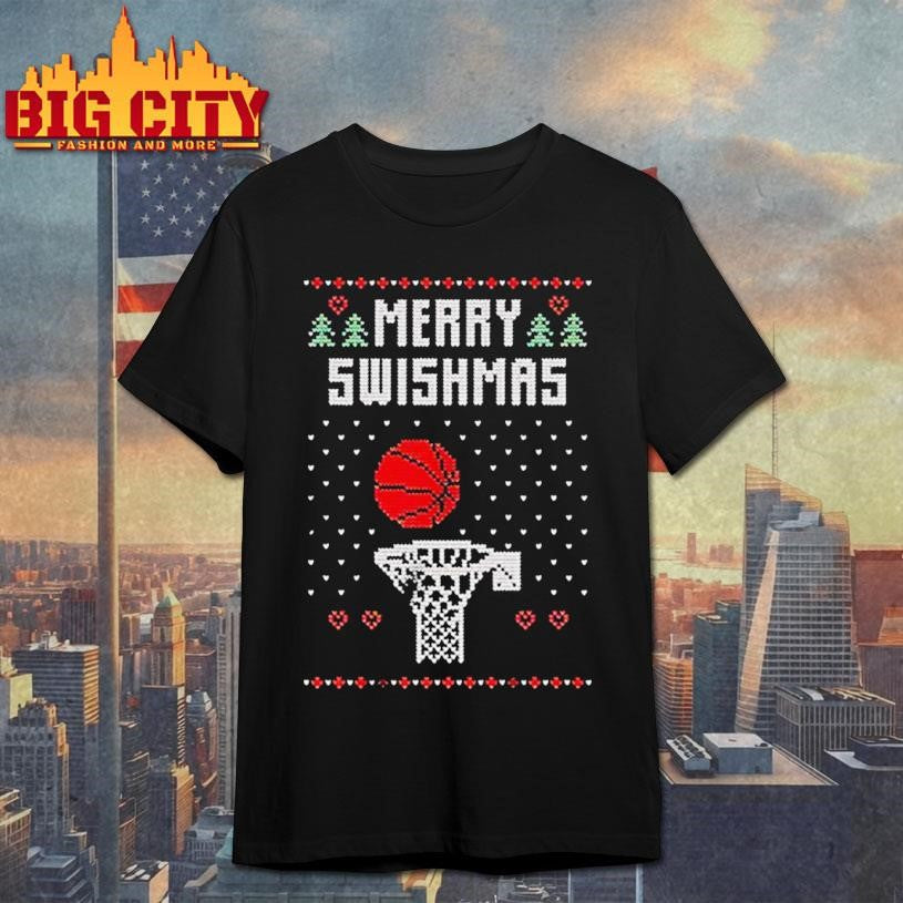 Merry Swishmas basketball Merry Christmas shirt