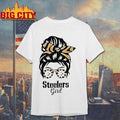 Messy Bun Steelers Girl Shirt