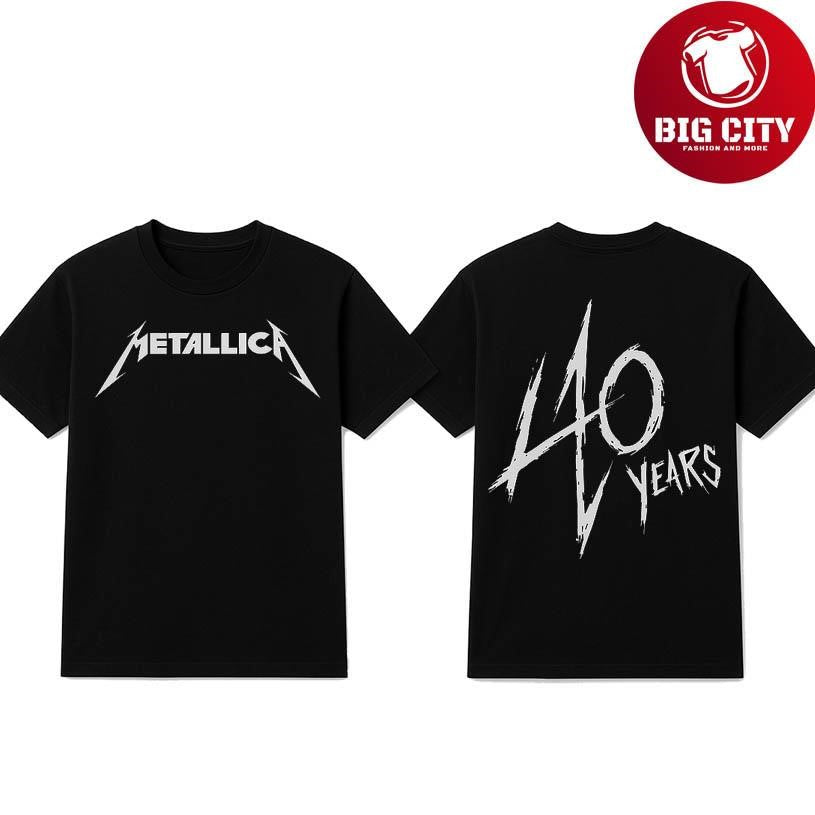 Metallica  40 Years Two Sided Shirt