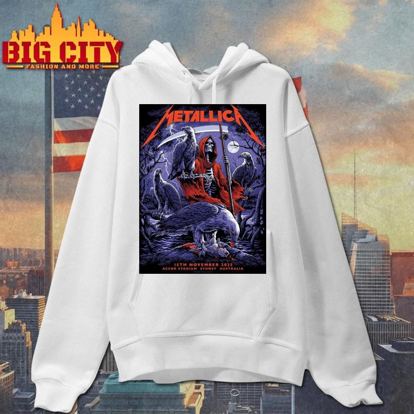 Metallica Accor Stadium Sydney 2025 Australia M72 World Tour Pop Up Exclusive Home Decor Poster Shirt